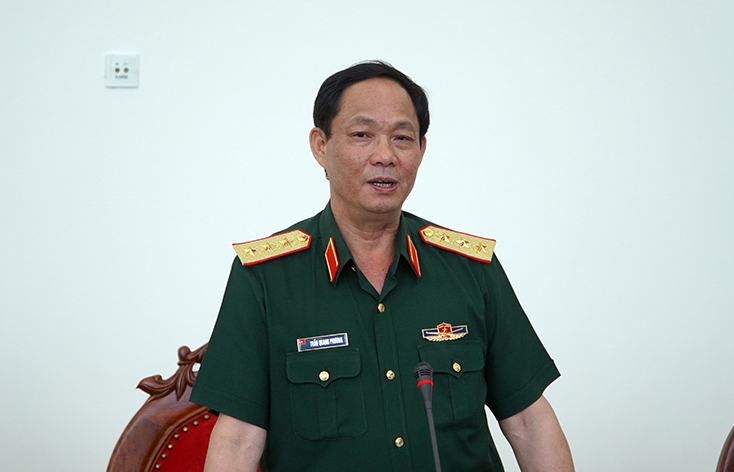 Thượng tướng Trần Quang Phương ghi nhận và đánh giá cao sự chủ động và kịp thời của tỉnh Quảng Bình trong qua trình chuẩn bị lễ kỷ niệm.