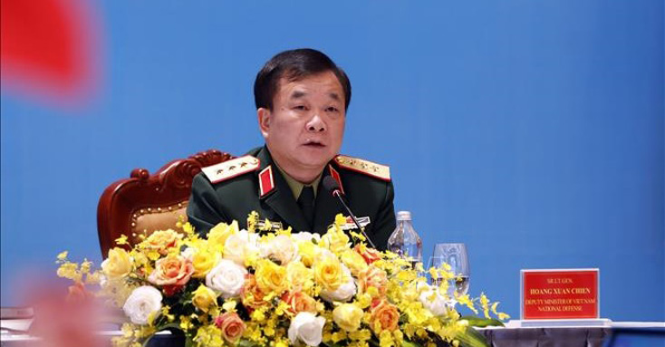 Thượng tướng Hoàng Xuân Chiến, Thứ trưởng Bộ Quốc phòng. Ảnh: TTXVN