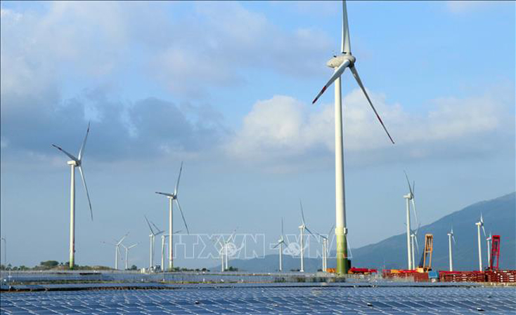 Trang trại điện gió Trung Nam tại Ninh Thuận. Ảnh: Công Thử/TTXVN