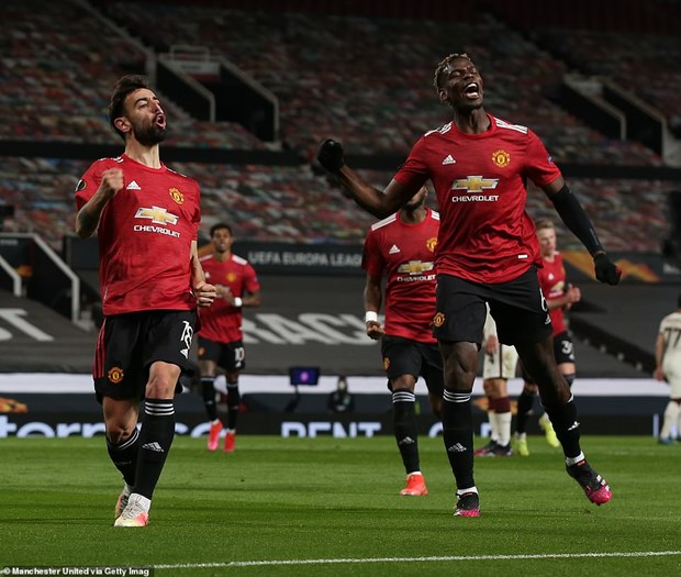Manchester United thăng hoa tại Europa League. (Nguồn: Getty Images)
