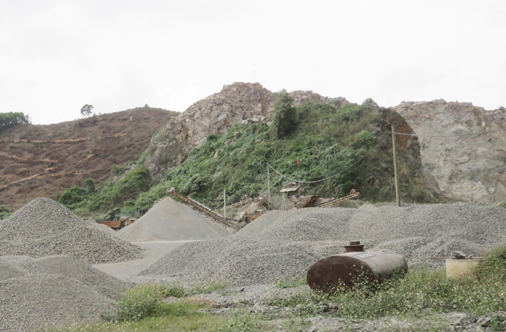 Các mỏ khoáng sản đá làm vật liệu xây dựng thông thường đã phục vụ tốt việc xây dựng các công trình xây dựng trên địa bàn tỉnh. . 