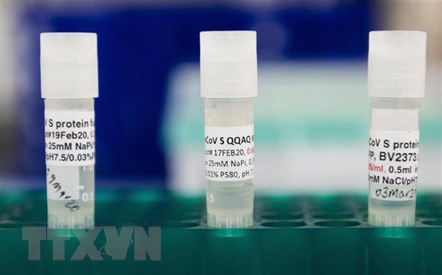 Vaccine phòng COVID-19 được nghiên cứu trong phòng thí nghiệm của Novavax tại Gaithersburg, Maryland, Mỹ, ngày 20-3-2020. (Nguồn: AFP/TTXVN)