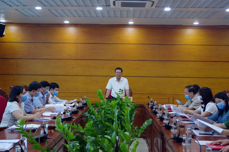Đồng chí Bí thư Thành ủy Trần Phong phát biểu kết luận tại hội nghị.