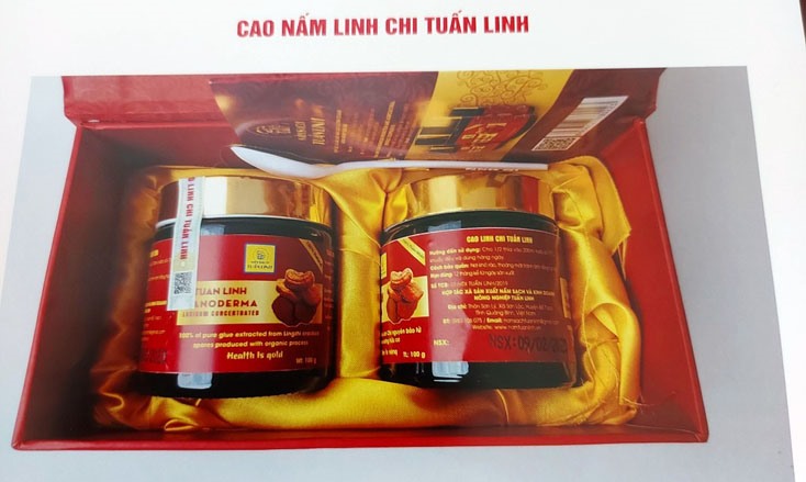 Cao nấm Linh chi - HTX sản xuất nấm sạch và kinh doanh nông nghiệp Tuấn Linh là một trong những sản phẩm đăng ký tham gia bình chọn sản phẩm tiêu biểu cấp quốc gia năm 2021. 