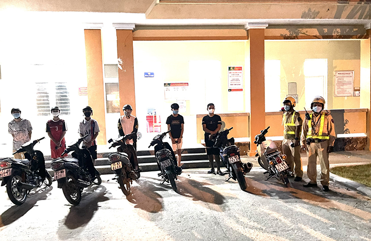Các trường hợp học sinh vi phạm và phương tiện bị tạm giữ