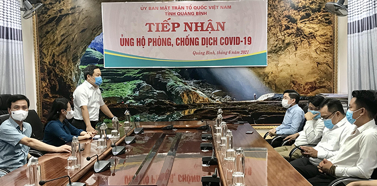 Đồng chí Bí thư Tỉnh ủy Vũ Đại Thắng gửi lời cảm ơn sâu sắc đến nghĩa cử cao đẹp của các tập đoàn, doanh nghiệp đã chung tay ủng hộ Quỹ phòng, chống dịch Covid-19 tỉnh.