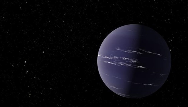 Bức hình minh họa của TOI-1231b, một hành tinh giống Sao Hải Vương cách Trái Đất khoảng 90 năm ánh sáng. (Nguồn: cnn.com)
