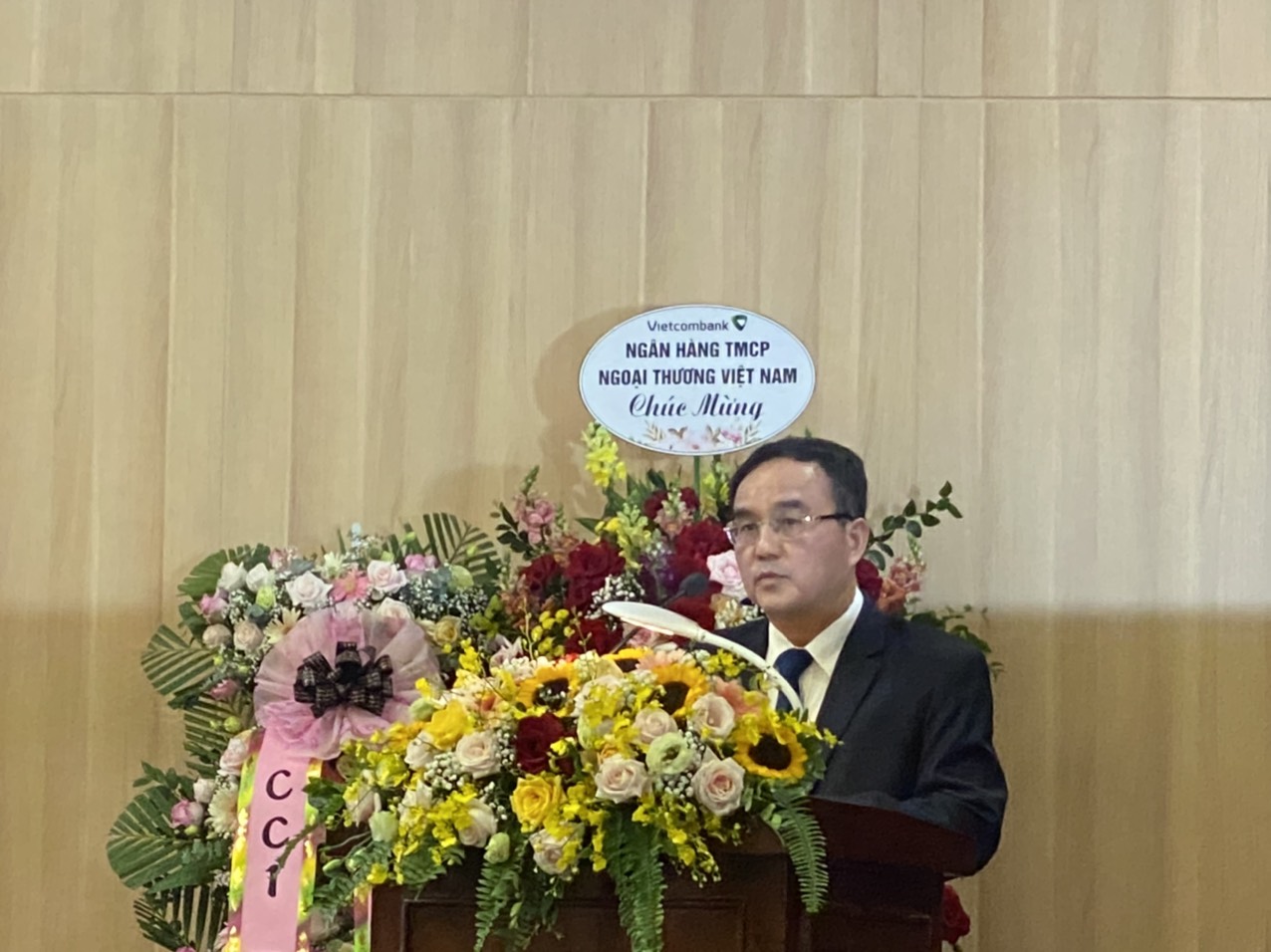Chủ tịch Hội đồng thành viên EVN Dương Quang Thành phát biểu tại lễ ký kết.