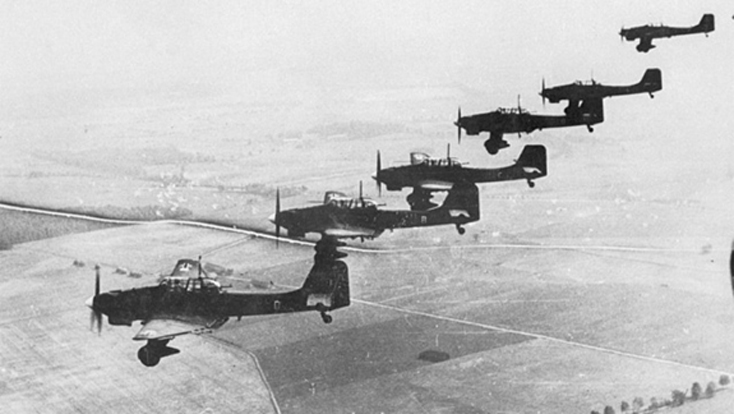 Các máy bay Đức trong cuộc ném bom xuống Liên Xô.  Ảnh: Bundesarchiv