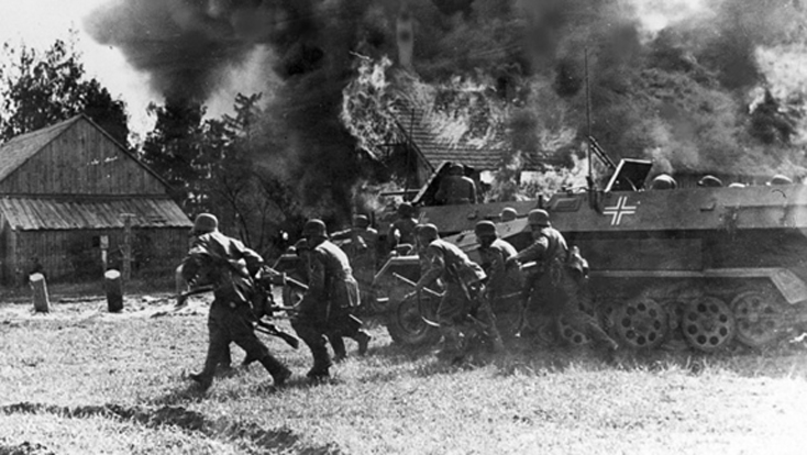 Quân Đức trong cuộc tấn công vào lãnh thổ Liên Xô. Ảnh: Bundesarchiv