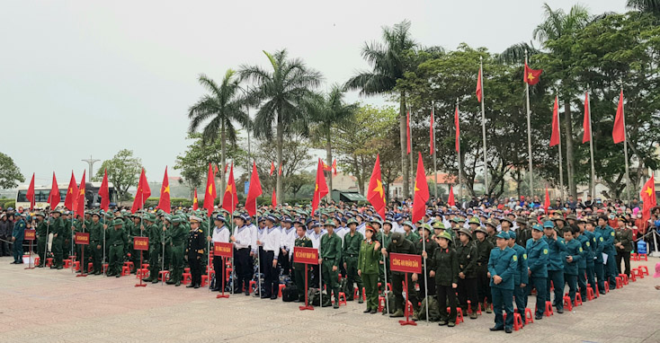 Quảng Bình là một trong những địa phương luôn hoàn thành tốt chỉ tiêu tuyển quân hàng năm.