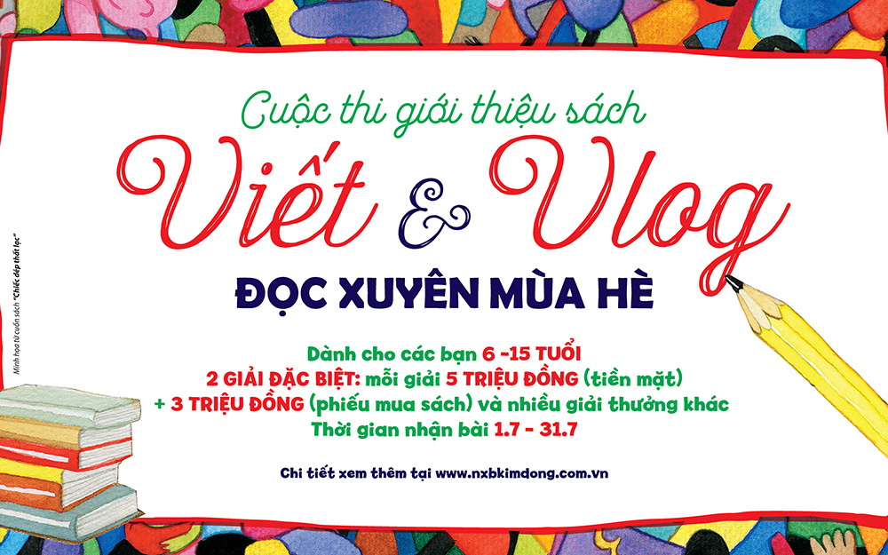 Poster cuộc thi. Ảnh: NXB Kim Đồng.