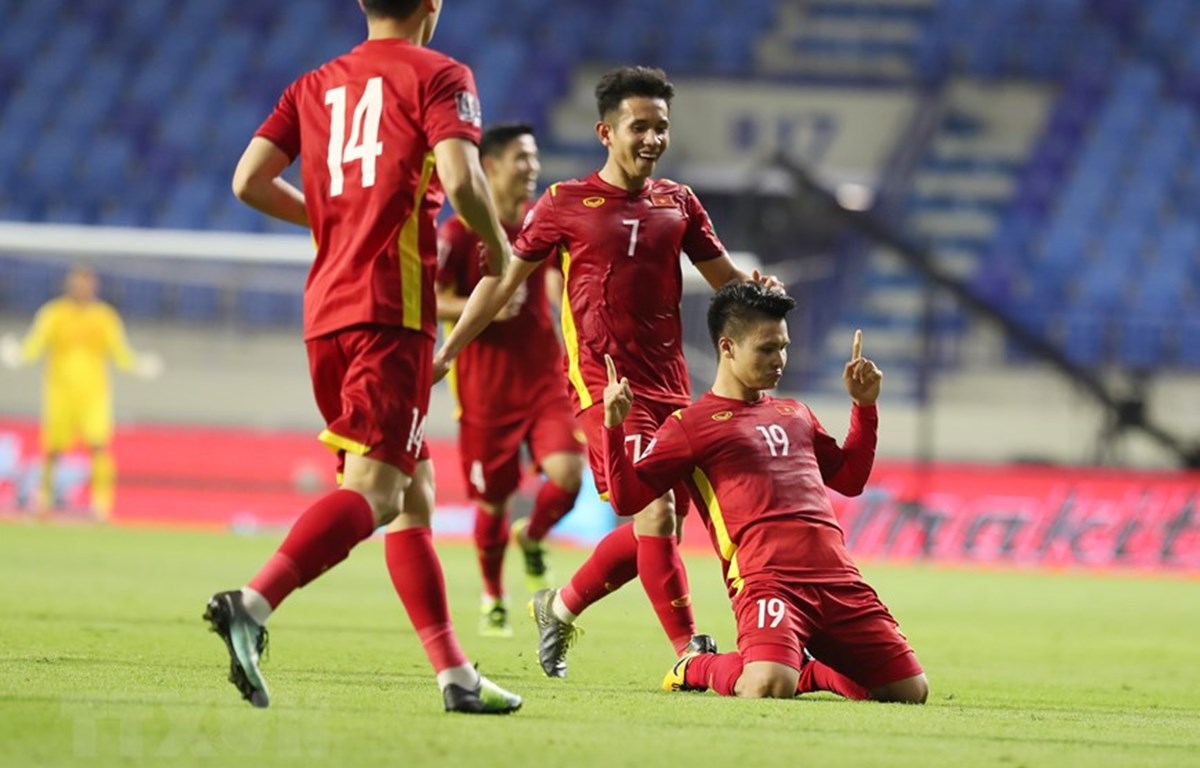 Đội tuyển Việt Nam có thể phải gặp Nhật Bản, Hàn Quốc ở vòng loại thứ ba World Cup 2022 khu vực châu Á. (Ảnh: TTXVN)