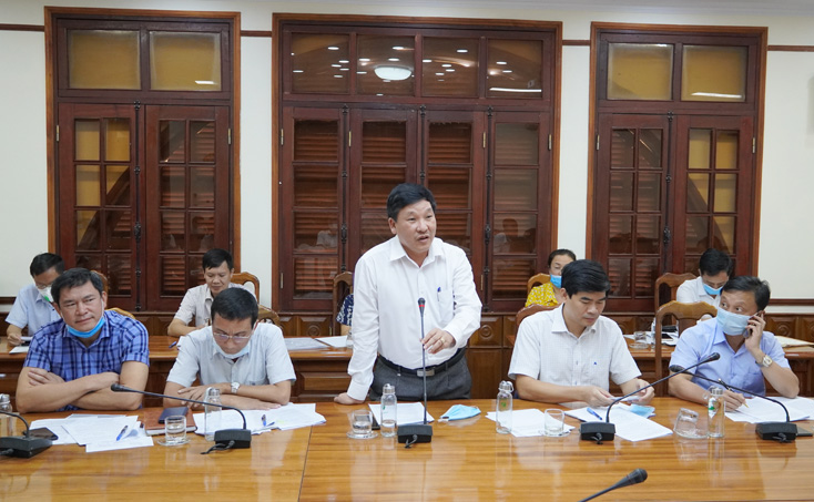 Đồng chí Chủ tịch UBND huyện Quảng Trạch cam kết phấn đấu giải ngân  nguồn vốn được cấp cao nhất có thể.