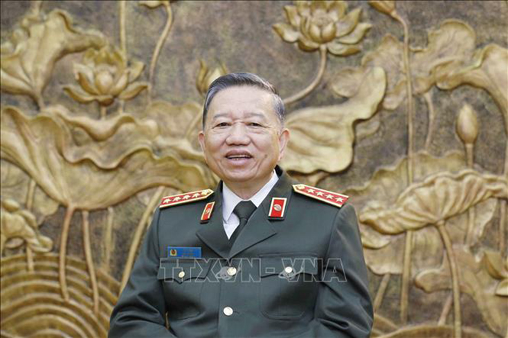 Đại tướng Tô Lâm, Ủy viên Bộ Chính trị, Bộ trưởng Bộ Công an. Ảnh: Doãn Tấn/TTXVN