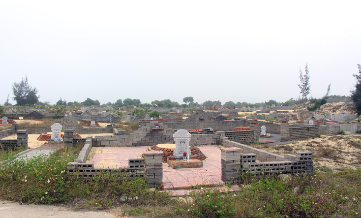 Nghĩa trang xã Bảo Ninh liên quan đến những sai phạm trong quá trình triển khai gói thầu DH/NT.03.