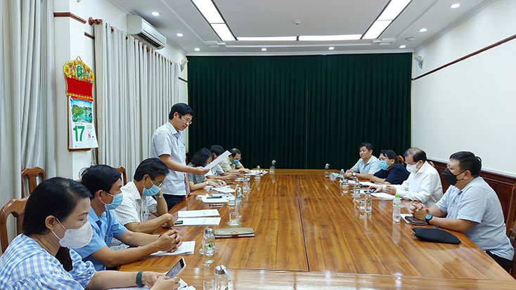 Phó Chủ tịch UBND tỉnh Hồ An Phong đánh giá cao sự chuẩn bị xây dựng chương trình của đơn vị chủ trì.