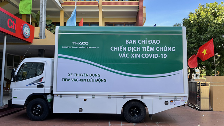 Phương tiện này sẽ được sử dụng phục vụ hoạt động tiêm chủng, nhất là ở các địa bàn khó khăn.