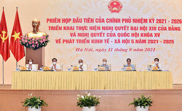 Phiên họp đầu tiên của Chính phủ khóa XV