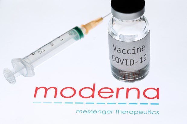 Vaccine ngừa COVID-19 của Moderna. (Ảnh: AFP/TTXVN)