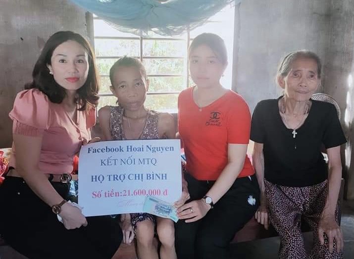 Nhờ sự kết nối của chị Nguyễn Thị Thu Hoài mà nhiều gia đình đã vượt qua sự khó khăn ban đầu.