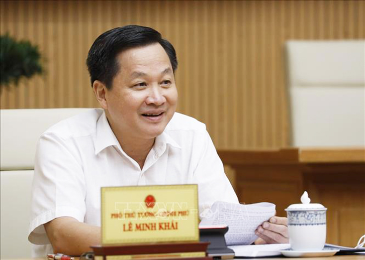 Phó Thủ tướng Lê Minh Khái. Ảnh: Dương Giang/TTXVN