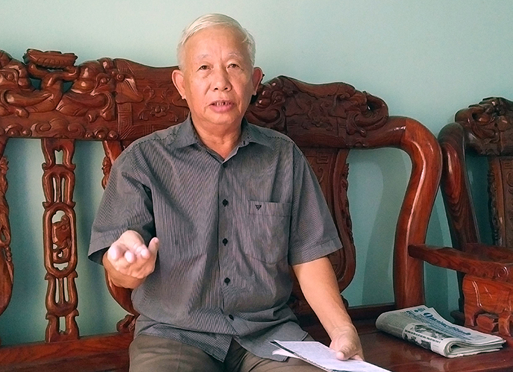 Ông Đinh Hữu Cường nhớ lại những kỷ niệm với Đại tướng Võ Nguyên Giáp.