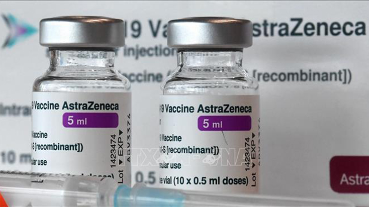 Vaccine ngừa COVID-19 của AstraZeneca. Ảnh minh họa: AFP/TTXVN