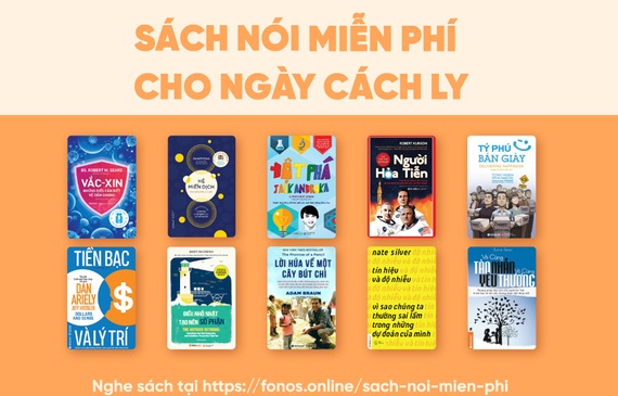 Trang Sách nói miễn phí cho ngày cách ly.