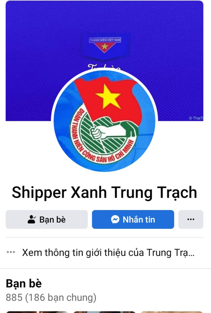 Thông qua trang facebook “Shipper Xanh Trung Trạch”, các ĐVTN Đoàn xã Trung Trạch trao đổi thông tin, hỗ trợ bà con trên địa bàn xã.