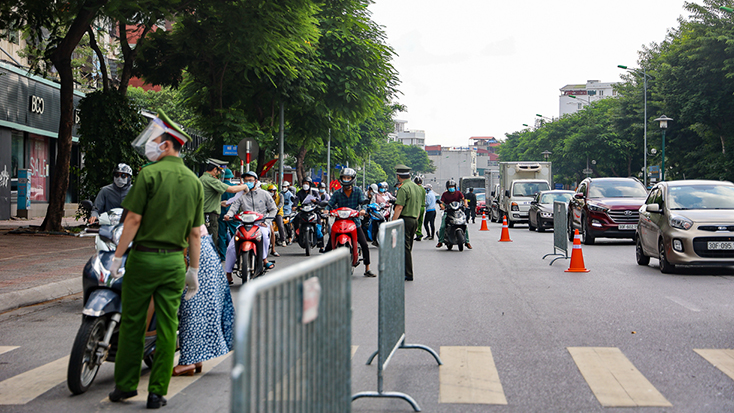 Một chốt kiểm soát ra vào  