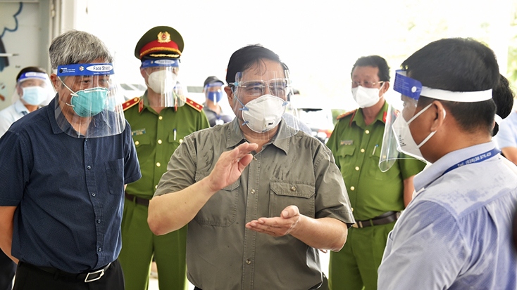 Thủ tướng yêu cầu bảo đảm an ninh trật tự, phòng chống cháy nổ và xử lý vi phạm trong phòng, chống dịch COVID-19.