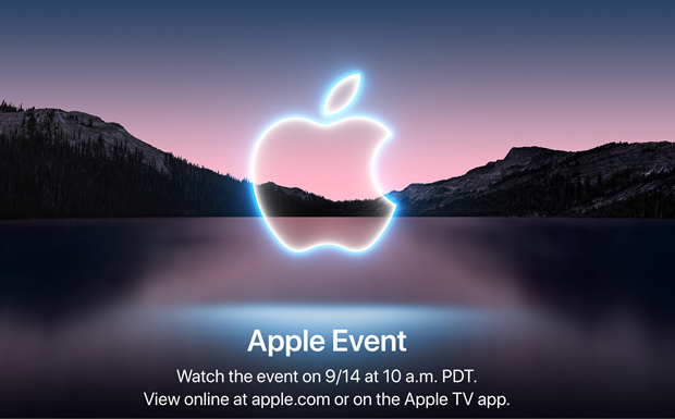 Apple xác nhận tổ chức sự kiện ra mắt sản phẩm mới vào ngày 10 sáng ngày 14/9 tới. (Ảnh chụp màn hình)