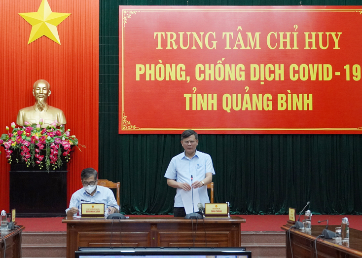 Đồng chí Chủ tịch UBND Trần Thắng phát biểu kết luận phiên họp.