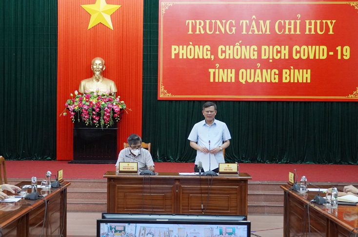 Đồng chí Chủ tịch UBND tỉnh Trần Thắng kết luận cuộc họp.