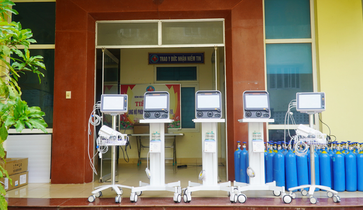 Đây là những trang thiết bị y tế hiện đại được bổ sung kịp thời cho bệnh viện tăng năng lực cấp cứu bệnh nhân.