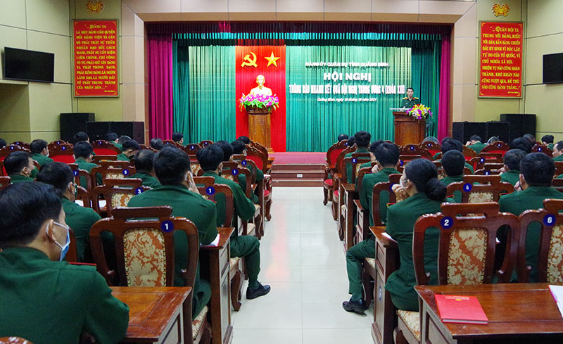 Đảng ủy Quân sự tỉnh Quảng Bình: Thông báo nhanh kết quả hội nghị Trung ương 4, Khóa XIII