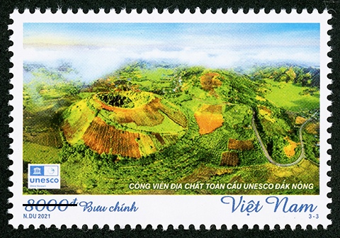 Giới thiệu bộ tem "Công viên Địa chất toàn cầu"