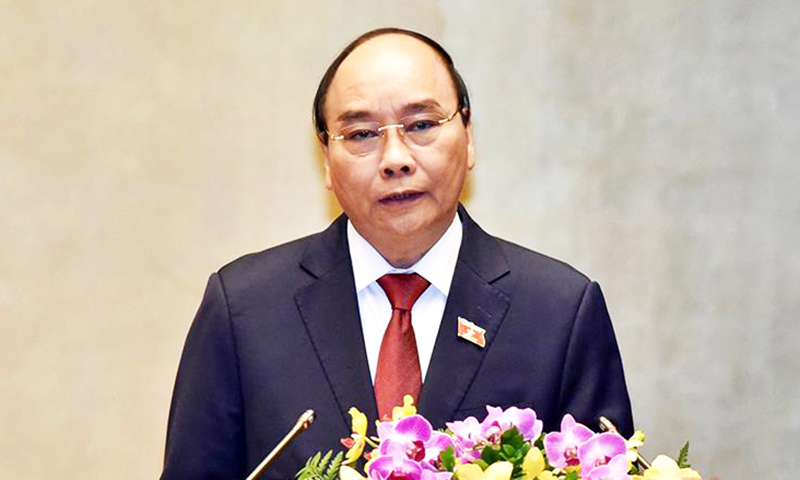 Chủ tịch nước Nguyễn Xuân Phúc. (Ảnh: TRẦN HẢI)