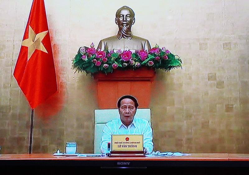 Phó Thủ tướng Chính phủ Lê Văn Thành chủ trì hội nghị.