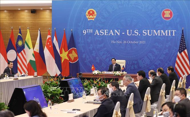 Thủ tướng Phạm Minh Chính phát biểu tại Hội nghị cấp cao ASEAN - Hoa Kỳ lần thứ 9. Ảnh: Dương Giang/TTXVN