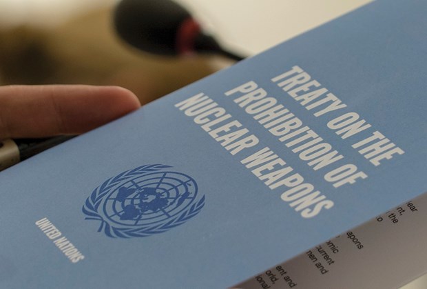  Hiệp ước Cấm vũ khí hạt nhân (TPNW) của Liên hợp quốc. (Nguồn: ploughshares.org)
