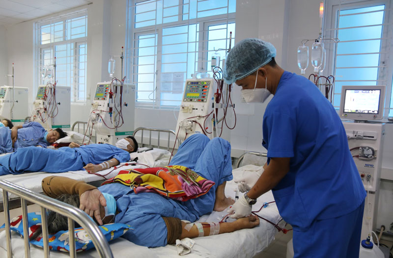 Đơn vị Thận nhân tạo của Bệnh viện ĐKKVBQB đã trở lại hoạt động bình thường.
