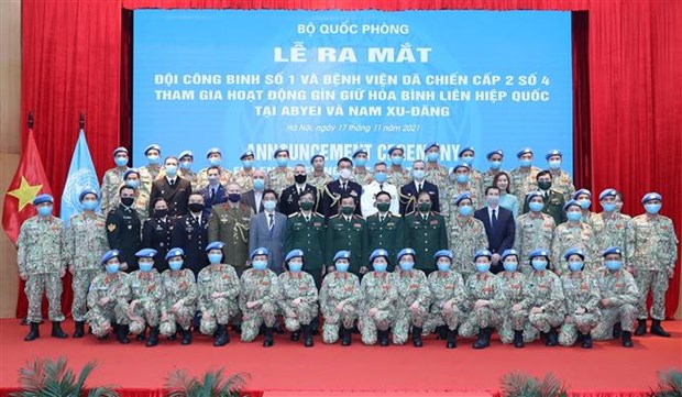 Việt Nam lần đầu ra mắt Đội Công binh tham gia gìn giữ hòa bình