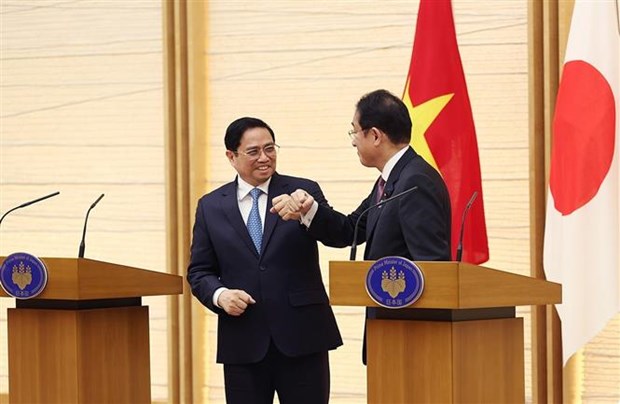 Tuyên bố chung Việt Nam-Nhật Bản nhân chuyến thăm của Thủ tướng