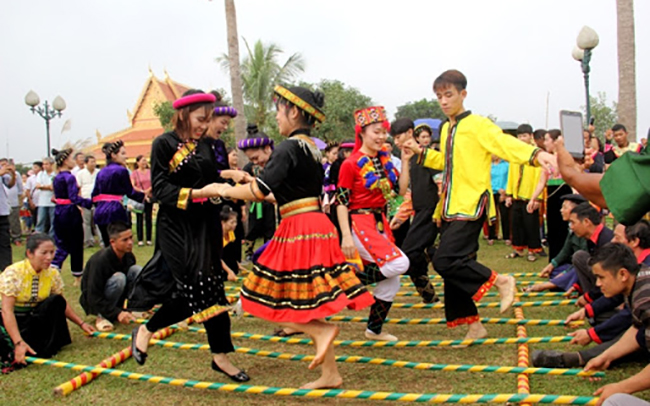 Một tiết mục tại Tuần lễ “Đại đoàn kết các dân tộc - di sản văn hóa Việt Nam” năm 2019