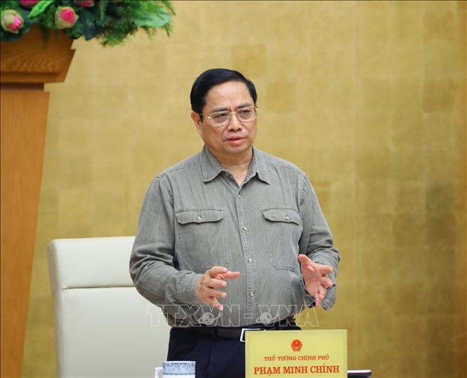 Thủ tướng Chính phủ Phạm Minh Chính phát biểu. Ảnh: Văn Điệp/TTXVN