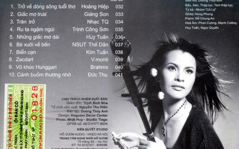 Bìa đĩa CD có bản ghi Giấc mơ trưa do Thùy Anh biểu diễn.