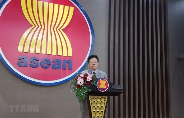 Đại sứ Trung Quốc tại ASEAN Đặng Tích Quân. (Ảnh: TTXVN phát)