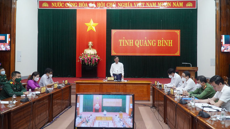 Đồng chí Chủ tịch UBND tỉnh Trần Thắng: Tập trung cao độ lãnh đạo, chỉ đạo thực hiện mục tiêu ngăn chặn, chặn đứt, không để dịch bệnh lây lan, phát sinh các ổ dịch mới trong cộng đồng dân cư.  